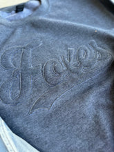 Load image into Gallery viewer, Foxes Grey on Grey Embroidery Sweatshirt