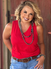 Load image into Gallery viewer, Jules Vneck Sleeveless Top