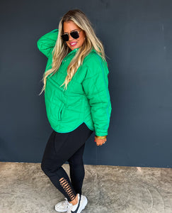 Puffer Jackets (Pink/Green/Beige)