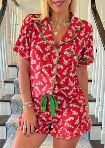 Candy Cane Pajama Set
