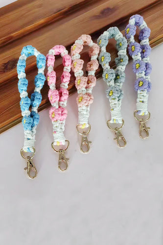 Viral Tiktok Daisy Wristlet Keychain