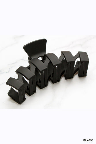 Black ZigZag Clip