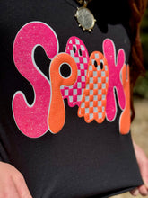 Load image into Gallery viewer, Spooky Tee in Glitter Puff