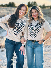 Load image into Gallery viewer, Tiny Hearts with Gold Puff Tee &amp; Sweatshirt