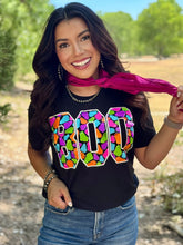 Load image into Gallery viewer, Boo with Colorful Ghosts Tee