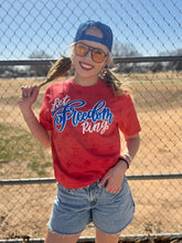 Load image into Gallery viewer, Let Freedom Ring with Blue Metallic Puff Tee &amp; Tank