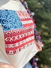 Load image into Gallery viewer, Barbara's Paisley Flag Tee