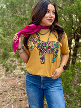 Load image into Gallery viewer, Barbara's Floral Donkey Tee