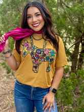 Load image into Gallery viewer, Barbara's Floral Donkey Tee