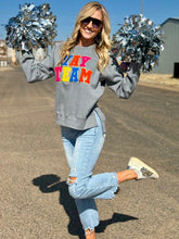 Load image into Gallery viewer, Sync Logic Yay Team Chenille Applique Sweatshirt