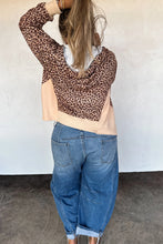 Load image into Gallery viewer, Cheetah Half Zip Pullover