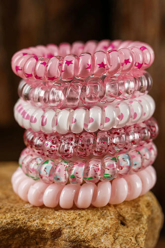Pink Hair Coils