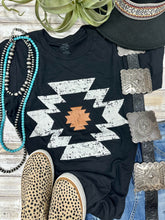 Load image into Gallery viewer, Durango Aztec Vneck Tee