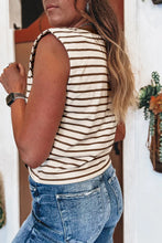 Load image into Gallery viewer, Brown Striped Tank