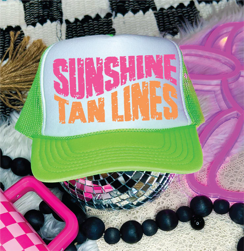Sunshine & Tanlines Trucker Hat