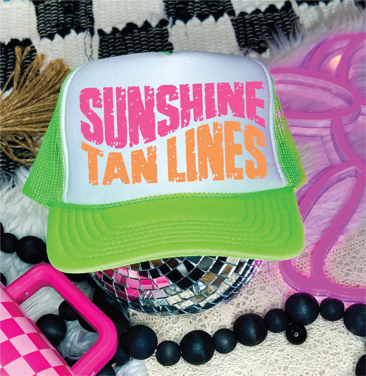 Sunshine & Tanlines Trucker Hat
